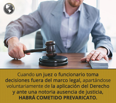 Muchos desconocen qué son el Prevaricato, Concusión, Cohecho y Peculado: ¿Cuáles son sus Penas? Prevaricato, Concusión, Cohecho y Peculado: ¿Cuáles son sus Penas? Hombre con Mazo