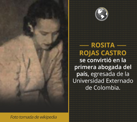 Rosita Roja Castro conoció las ventajas de las mujeres abogadas en Colombia . Ventajas de las Mujeres Abogadas en Colombia - Rosita Roja Castro