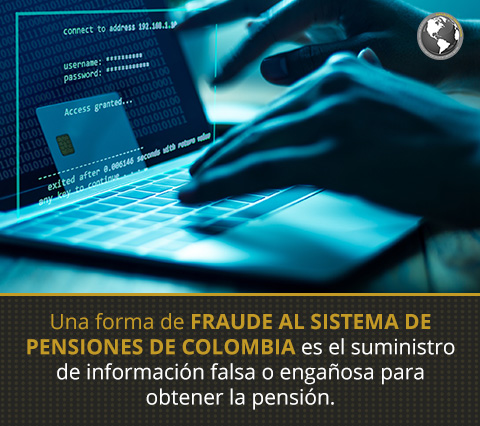 La alerta de fraudes al sistema de pensiones en Colombia, se emitió por irregularidades en su base de datos. Alerta Fraudes al Sistema de Pensiones en Colombia en Base de Datos