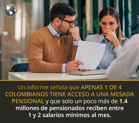 La alerta de fraudes al sistema de pensiones en Colombia causó gran impacto. Pareja Recibe Alerta Fraudes al Sistema de Pensiones en Colombia