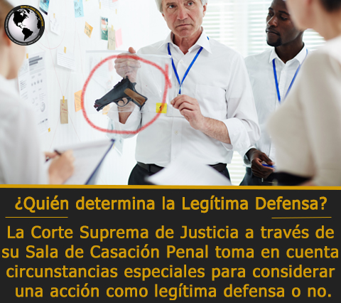 La Corte Suprema de Justicia a travs de su Sala de Casacin Penal ha ido perfeccionando en cmo decidir de manera apropiada en casos de legtima defensa