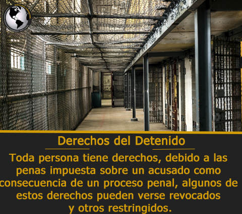 Hay derechos de un privado de libertad que se deben mantener intactos, otros se pueden restringir y están los que pueden ser suspendidos por el Estado