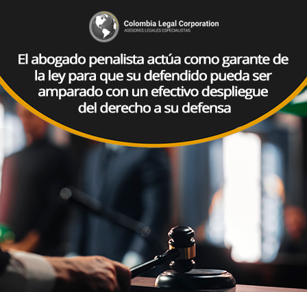 Un abogado penal en Bogot 