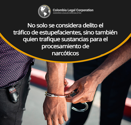 Hombre capturado por tráfico de estupefacientes en Colombia
