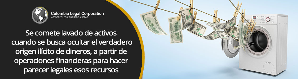 Lavadora como ejemplo de lavado de activos en Colombia