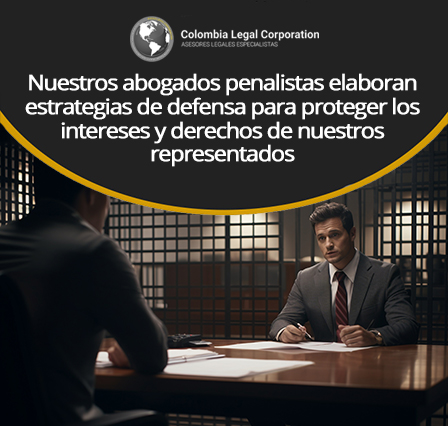 Abogado defensor y Persona acusada por trafico de drogas